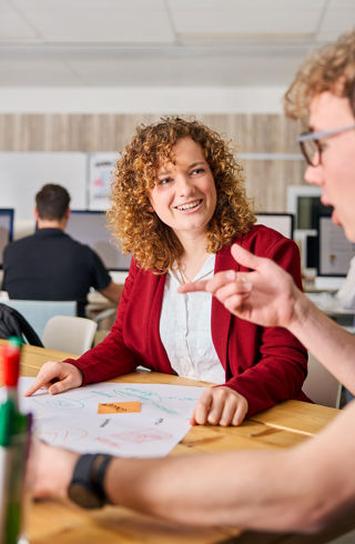 DT brainstorm vrouw